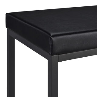 Klekner - 4 Piece Counter Height Table Set With Nesting Tables And Backless Stools - Charcoal