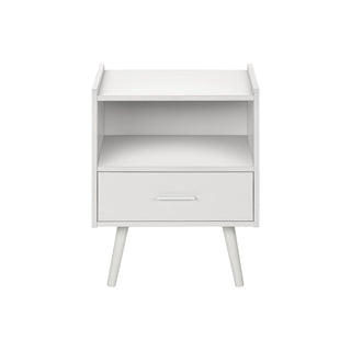 Modern Accent Table With Storage Drawer