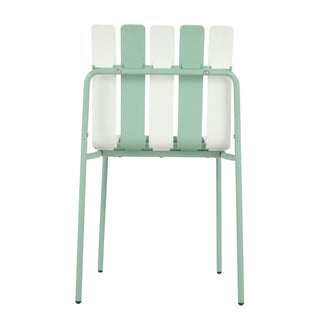 4 Piece Set Of Modern Color Block Designed Single Chairs