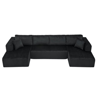 U - Shaped Modular Sectional Sofa For Living Room