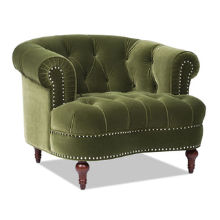 La Rosa - Victorian Tufted Upholstered Accent Chair