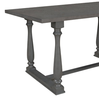 6 Piece Dining Set Retro Style