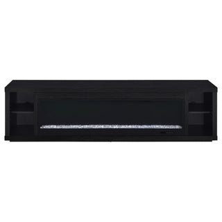 Joselyn - Fireplace TV Stand With Flame Visualizer - Black