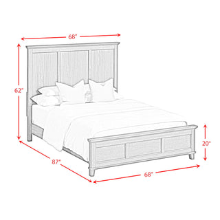 Canterbury - Panel Bed
