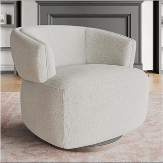 Swivel Barrel Accent Oversized Club Chair