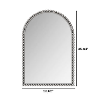 Vintage Iron Art Arch Mirror, Wall Hanging Or Table Display