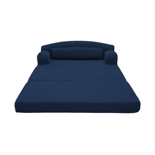 2 Seater Sofa Bed, Compact Foldable Floor Couch
