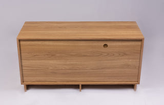 TV Stand For TVs Up To 45" With 1 Door, 1 Drawer, 1 Open Shelf - Oak