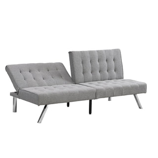 Modern Sofa Bed With Wood Frame And Stainless Legs
