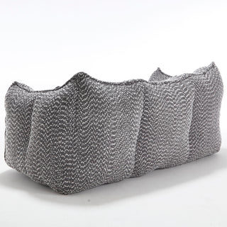 Comfortable Dual Beanbag Chair With High Resilience Foam Core For 2 People
