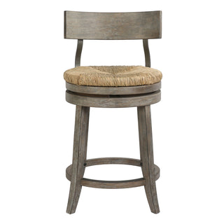 Stool With Natural Seagrass Seat