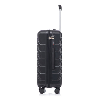 Hard Shell Luggage With Scratch Resistant Surface, 4 Wheels, Combination Lock & Side Hooks