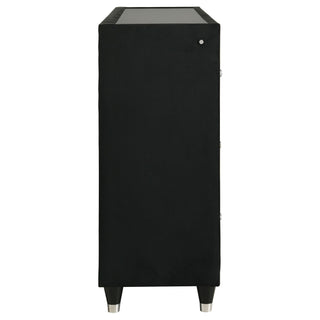 Mika - 8 Drawer LED Fireplace Dresser