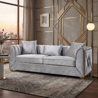 Velencia - Sofa - Silver