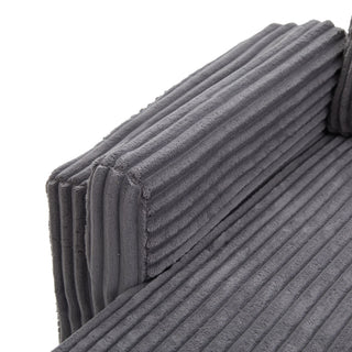 Convertible U-Shaped Sectional Sofa Bed With USB Ports And Storage