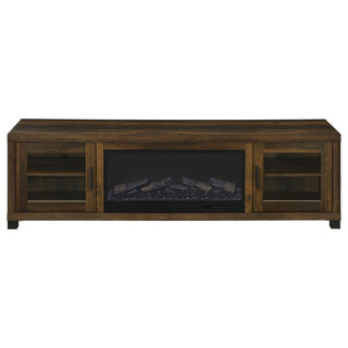 Temby - Fireplace TV Stand With Flameless Ambience - Pine Wood