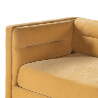 3 Seater Sofa Upholstery With Square Arms, Living Room Couch