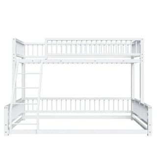 Bunk Bed With Ladder And Safety Guardrails