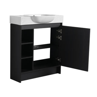 Freestanding Bathroom Vanity With Sink, Soft Close Door