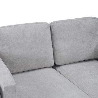 Chaise Lounge Sofa Bed With Dual Layer Armrests For Living Room