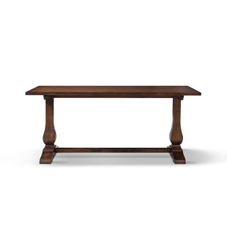 Whitmore - Trestle Dining Table - Dark Brown