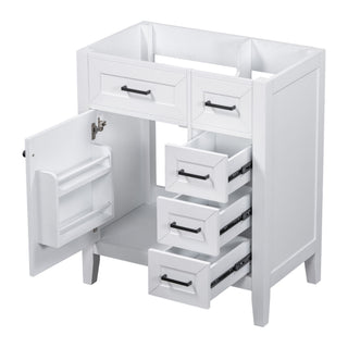 Modern Bathroom Vanity Base Only With Drawers, Freestanding Design