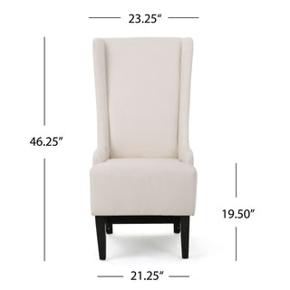 Alight - Upholstered Dining Chair With High Back And Birch Wood Legs (Set of 2)