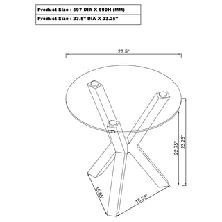 Alexa - Round Coffee And End Table Set