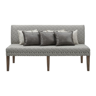 Gramercy - Upholstered Dining Settee - Dark Brown