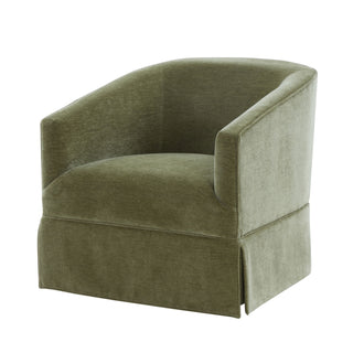 Elm - Skirted Swivel Chair