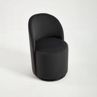 360 Degree Swivel Armless Dining Barrel Chair