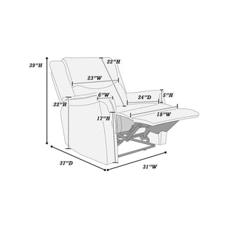 2 Piece Living Room Set With Loveseat And Recliner