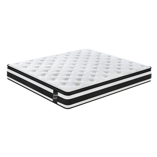 12" Breathable Hybrid Mattress, Memory Foam, Individual Pocket Springs