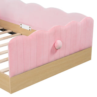 Platform Bed With Animal Pillows And Storage Bags