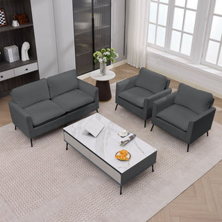 Upholstered Loveseat, For Living Room