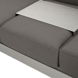 Cape Coral - Modern 3 Seater Sofa With Metal Tray