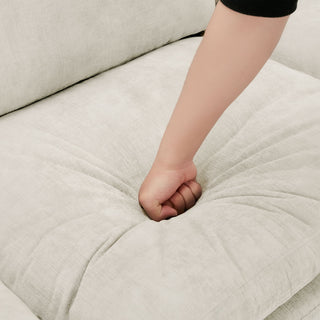 Cozy Upholstered Cushion Loveseat Sofa For Living Room