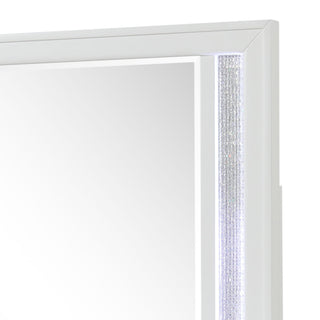Abigale - Mirror For Dresser Top Made With LED (Includes Only Mirror) - White