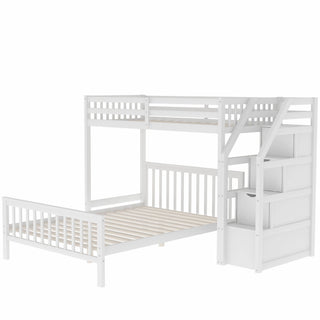 Loft Bed With Staircase And Storage