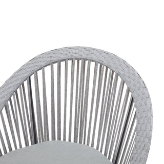 Modern Swivel Wicker Lounge Chair With Round Design