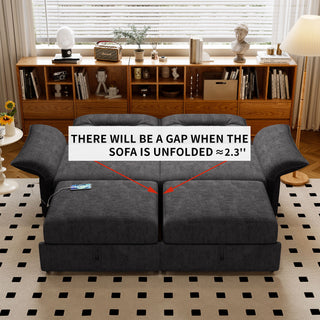 Sofa Bed With Convertible Design, Living Room Furniture