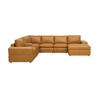 Modular Sectional With Large Square Arms, Custom Configuration