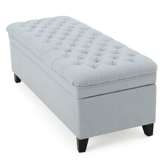 Juliana - Storage Ottoman With Birch Legs