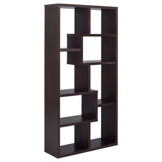 8 Shelf Geometric Bookcase