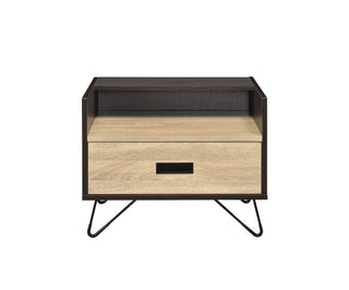 Melkree - Accent Table With Display & Utility Function - Black