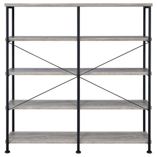 Double Wide Bookcase Shelves - Gray