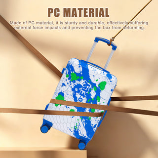Luggage With Combination Lock, Lightweight Carry-On Suitcase