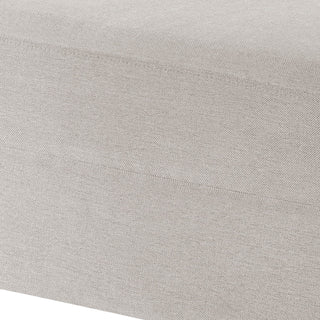 Candor - Ottoman Upholstered Footrest - Beige / Gray