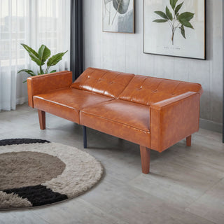 3 Position Split Back Futon Sofa Bed For Living Room