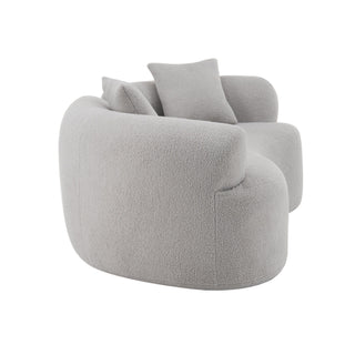 Modern Curved Loveseat